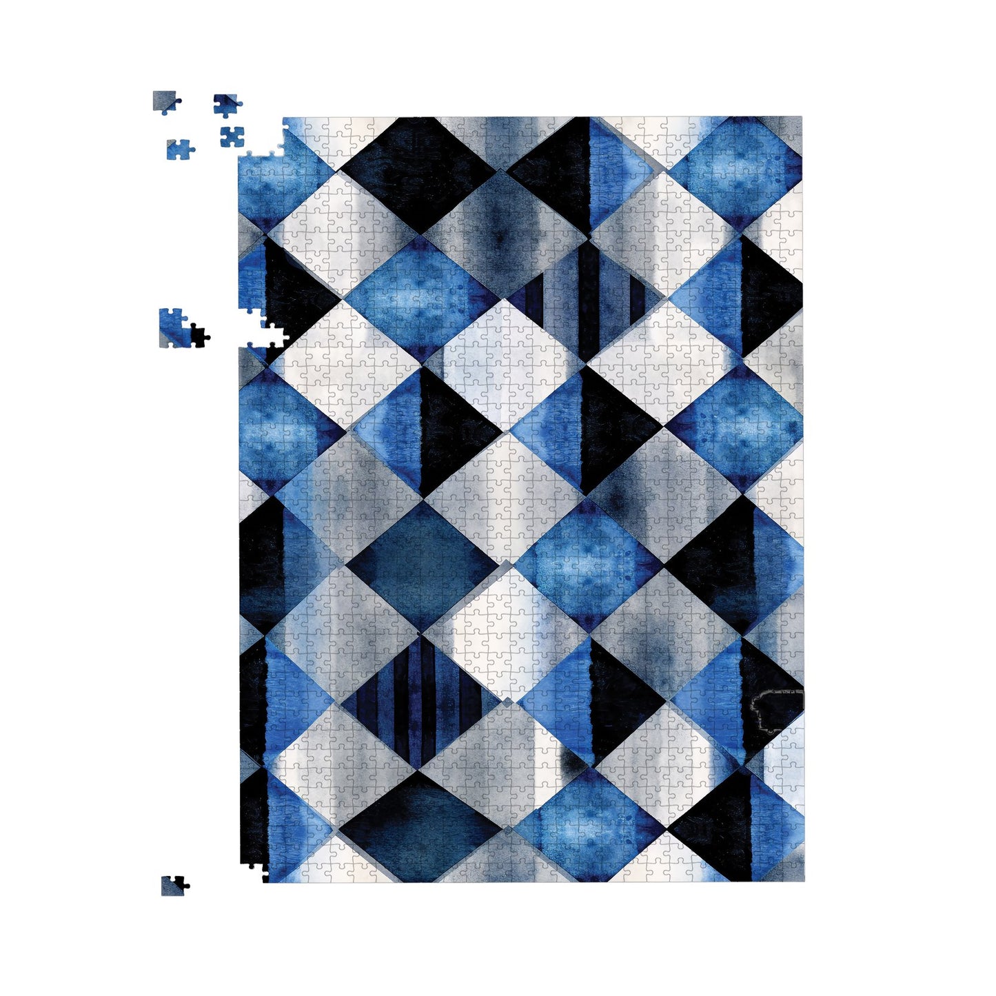 Square Checkered Pattern Jigsaw Puzzle