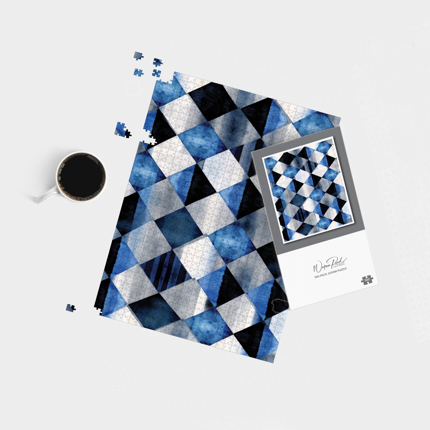 Square Checkered Pattern Jigsaw Puzzle
