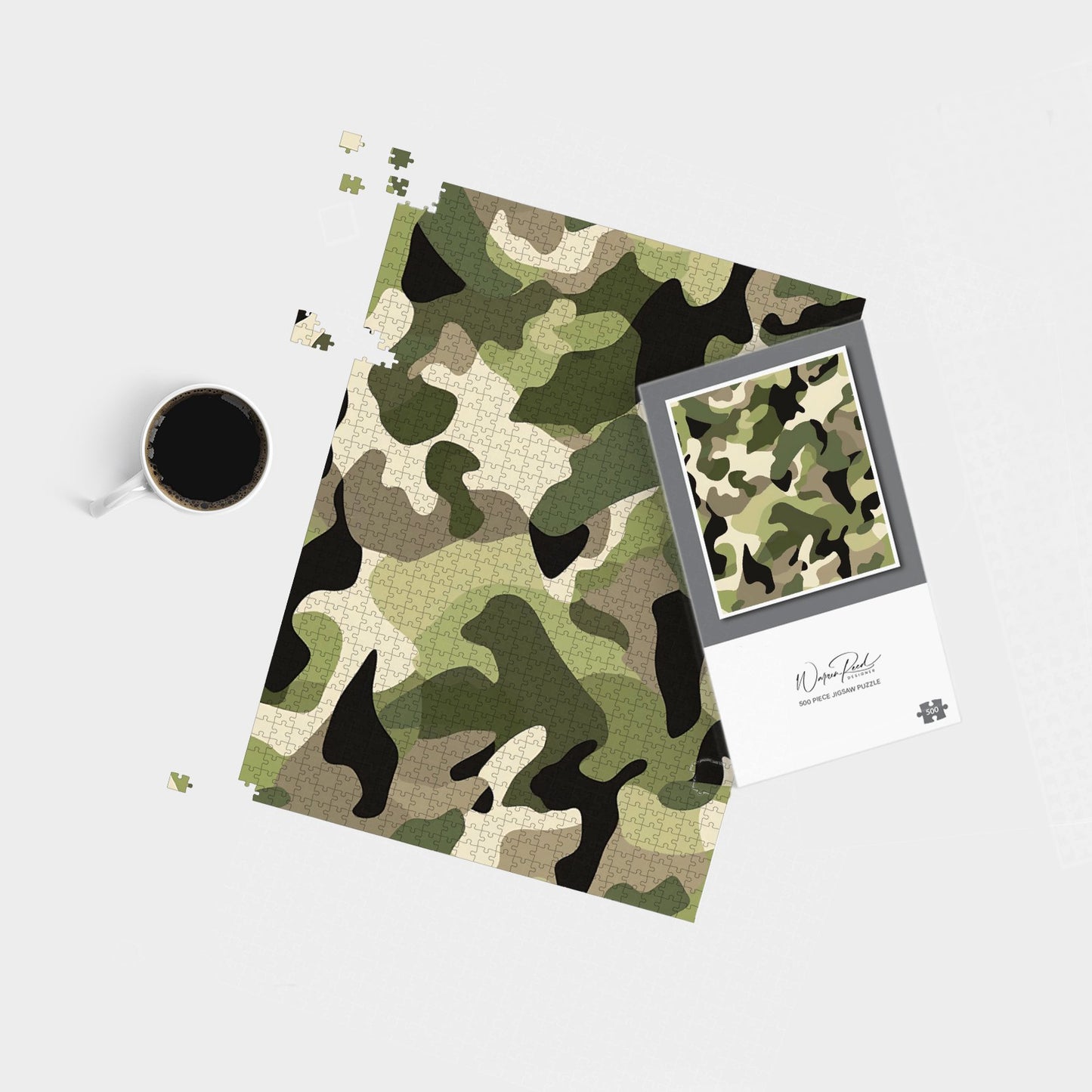 Camouflage Design Jigsaw Puzzle