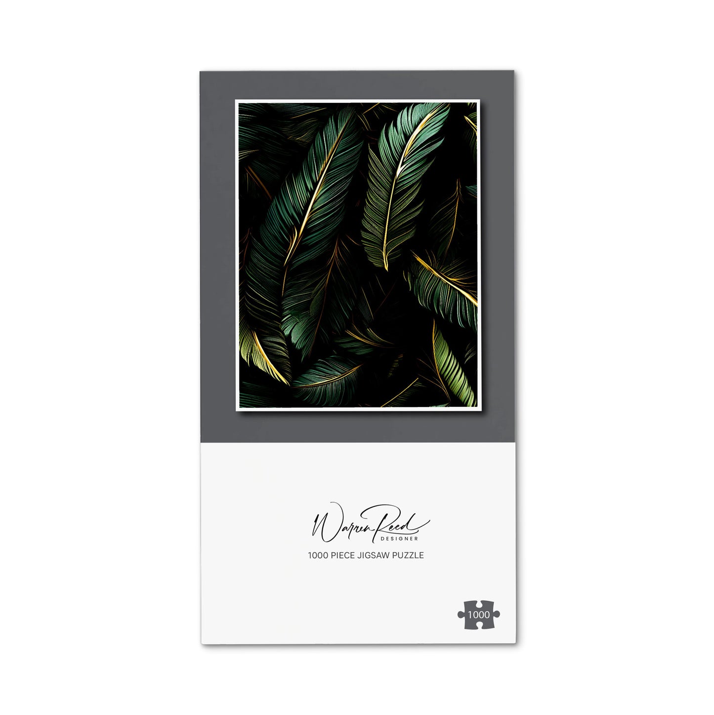 Green and Gold Leaves Jigsaw Puzzle