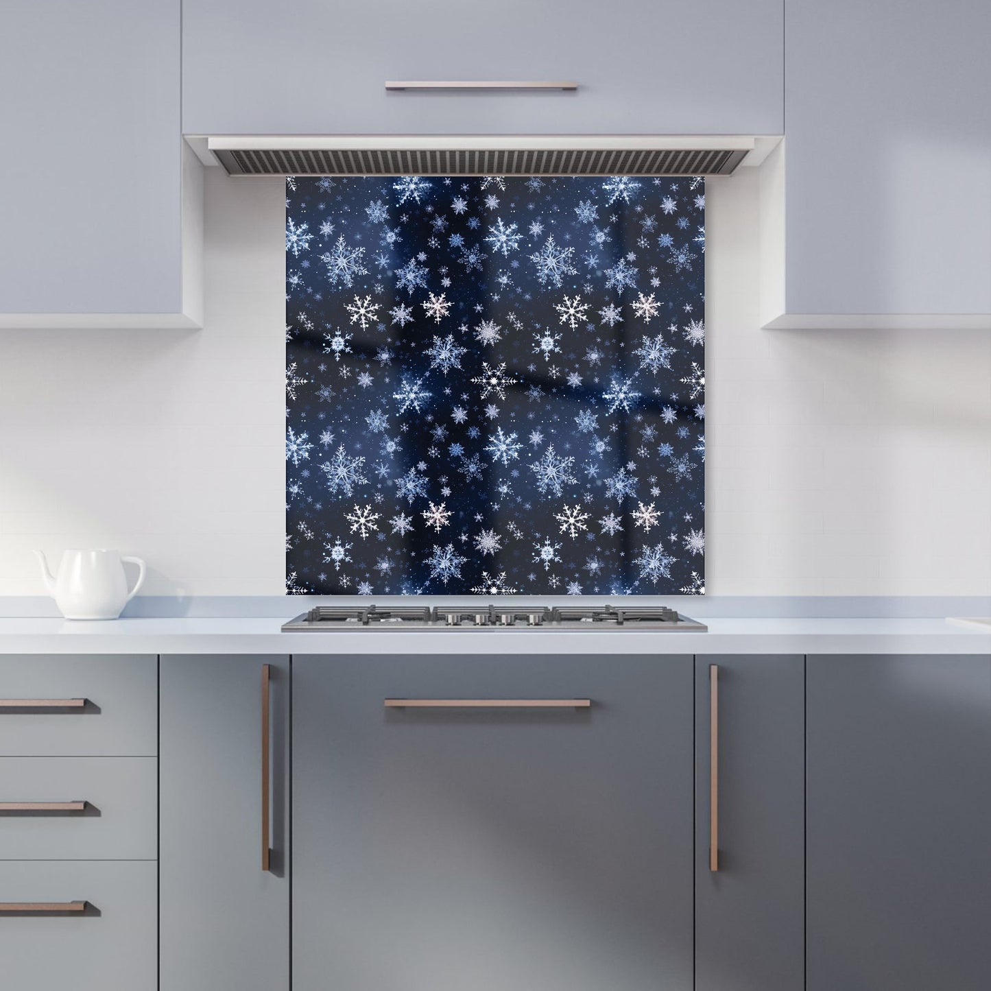 Dreamy And Magical Snowflake Kitchen Splashback