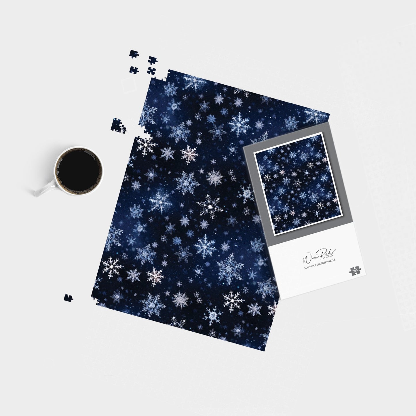 Dreamy And Magical Snowflake Jigsaw Puzzle