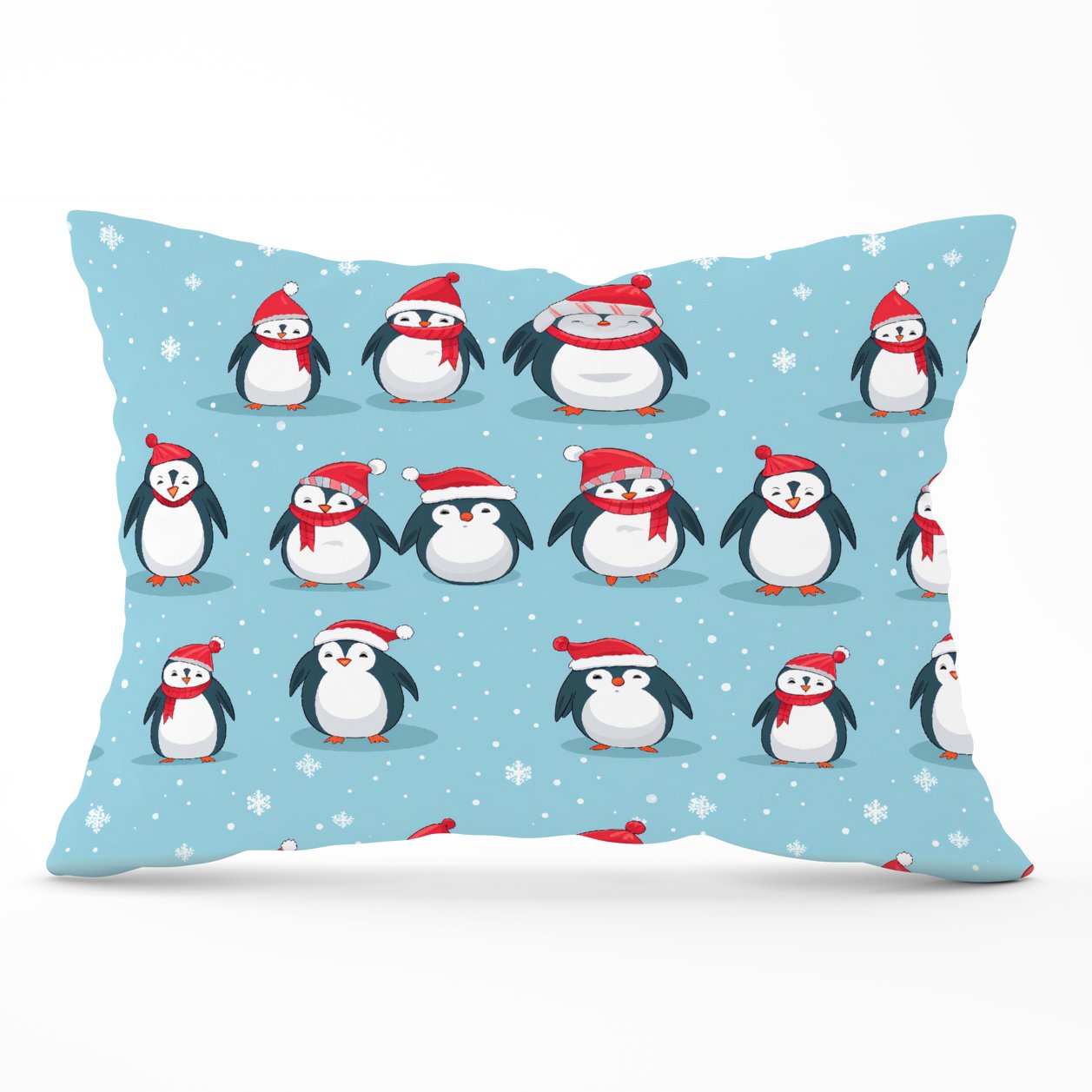 Adorable Santa Penguins Cushions