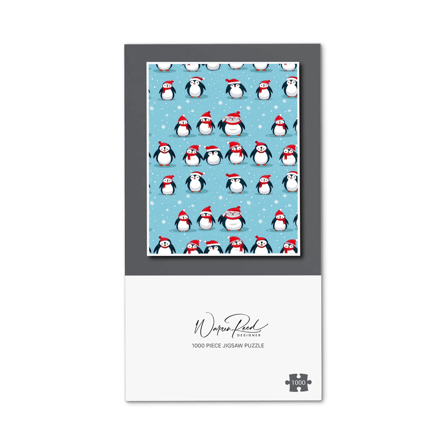 Adorable Santa Penguins Jigsaw Puzzle