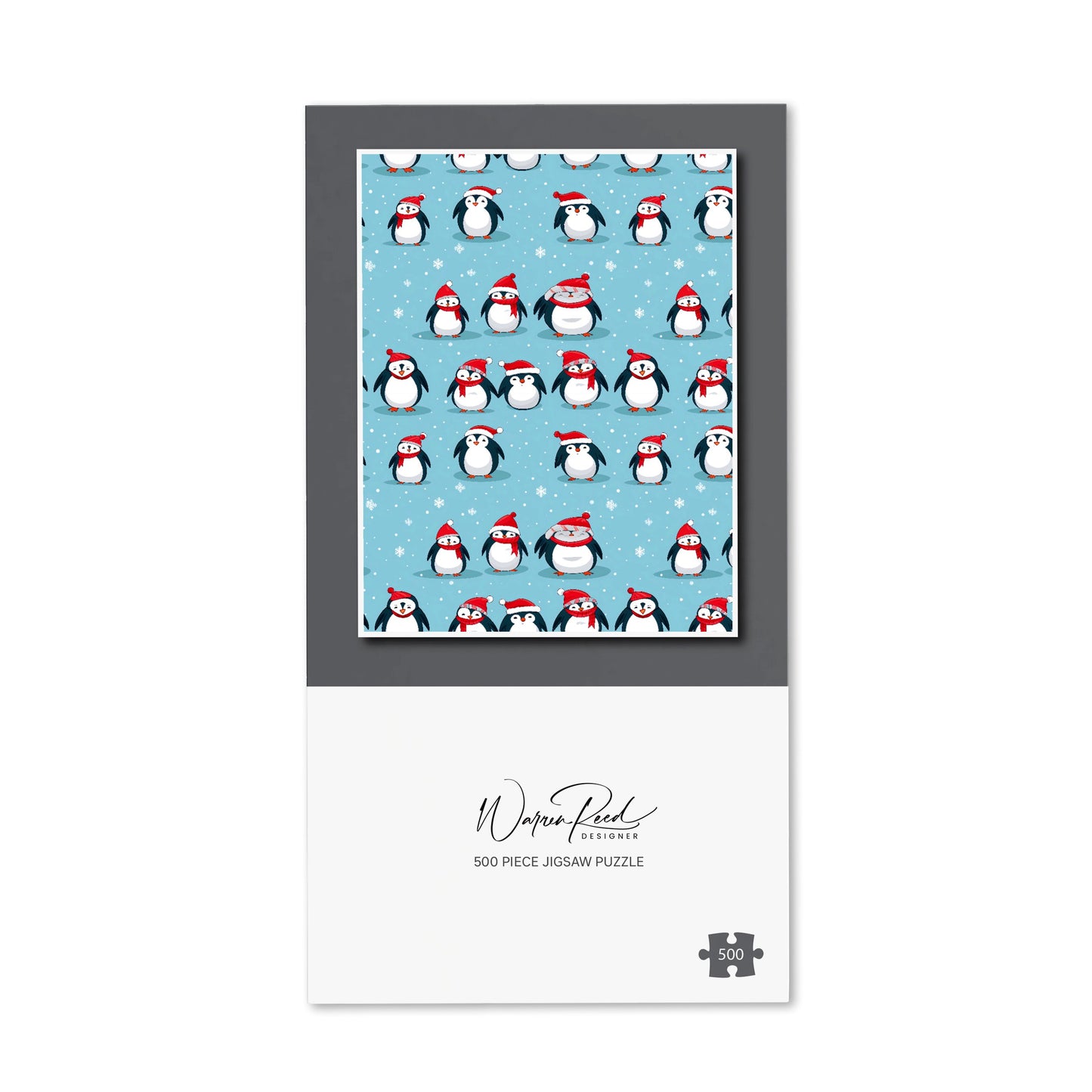 Adorable Santa Penguins Jigsaw Puzzle