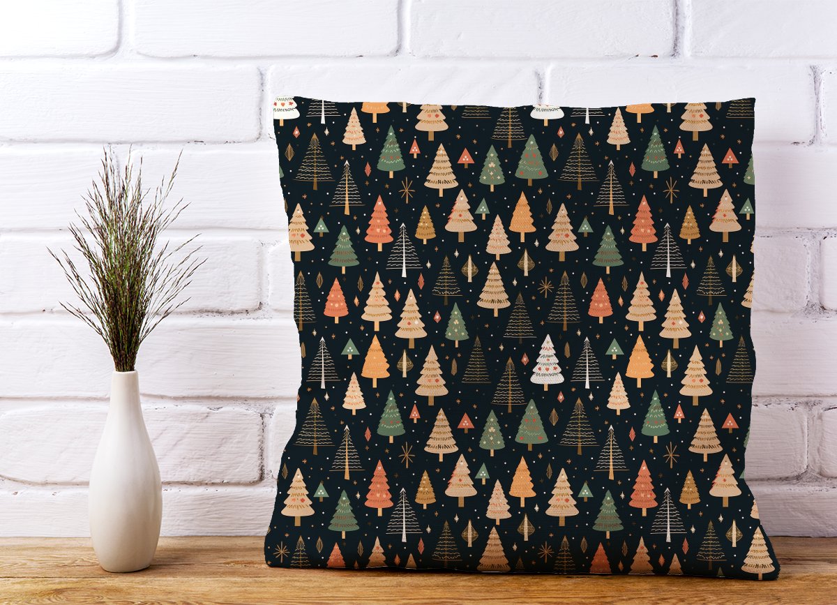 Boho Inspired Christmas Trees Cushions