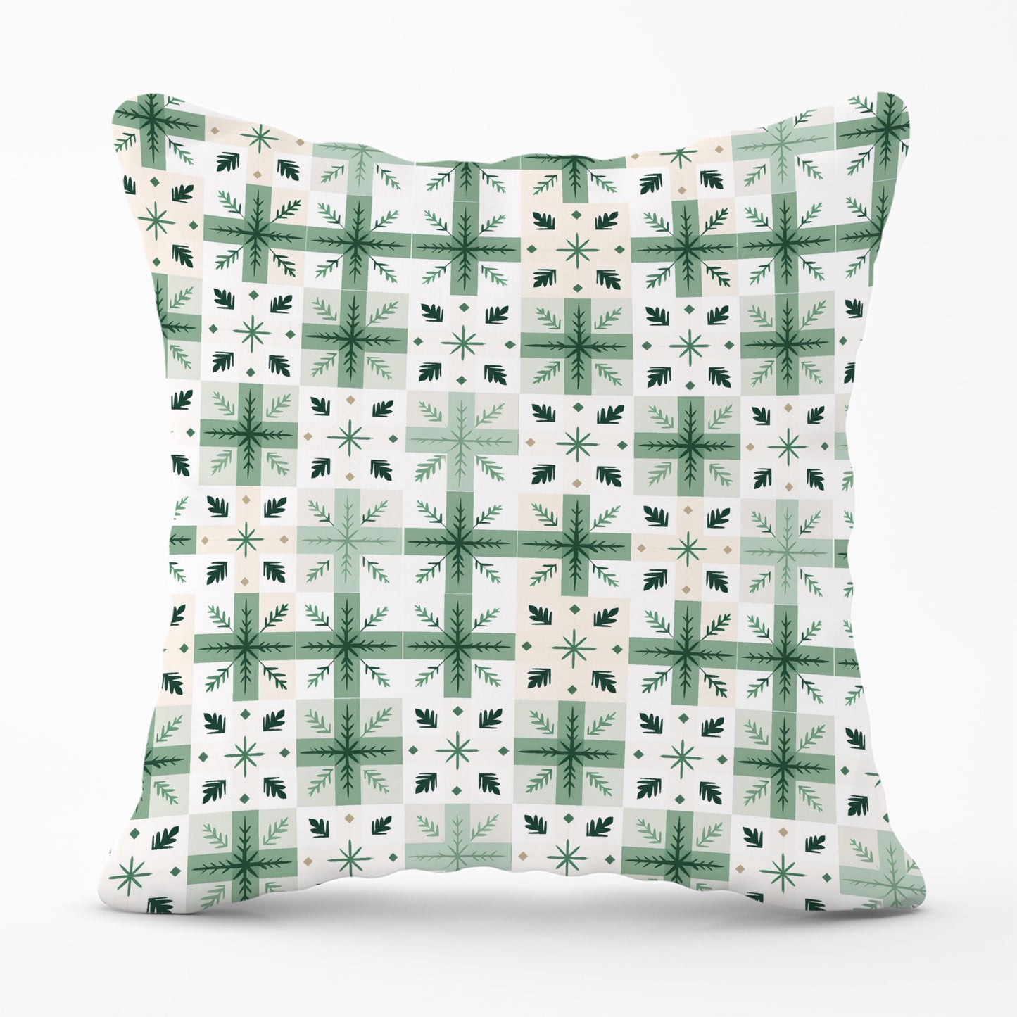 Christmas Quilting Squares Cushions