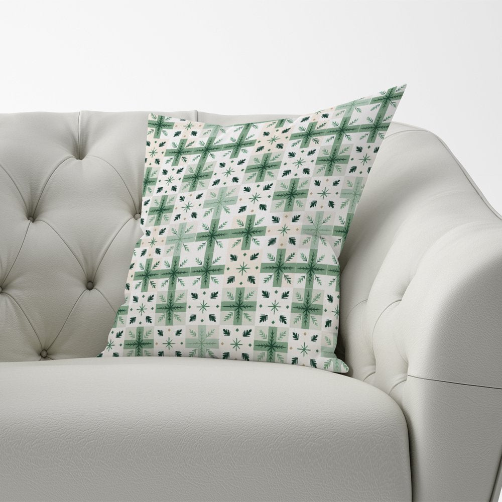 Christmas Quilting Squares Cushions