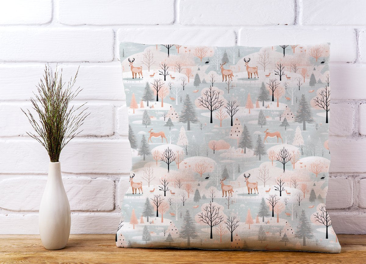 Whimsical Christmas Winter Wonderland Cushions