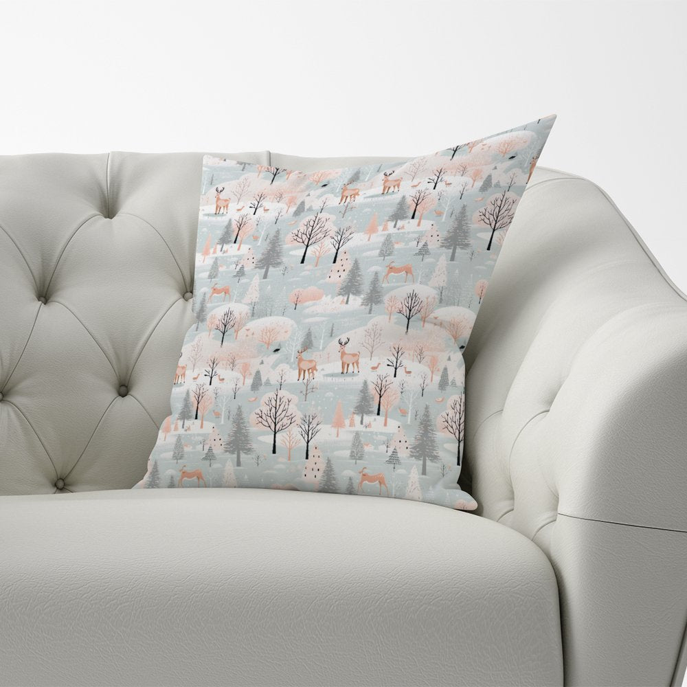 Whimsical Christmas Winter Wonderland Cushions