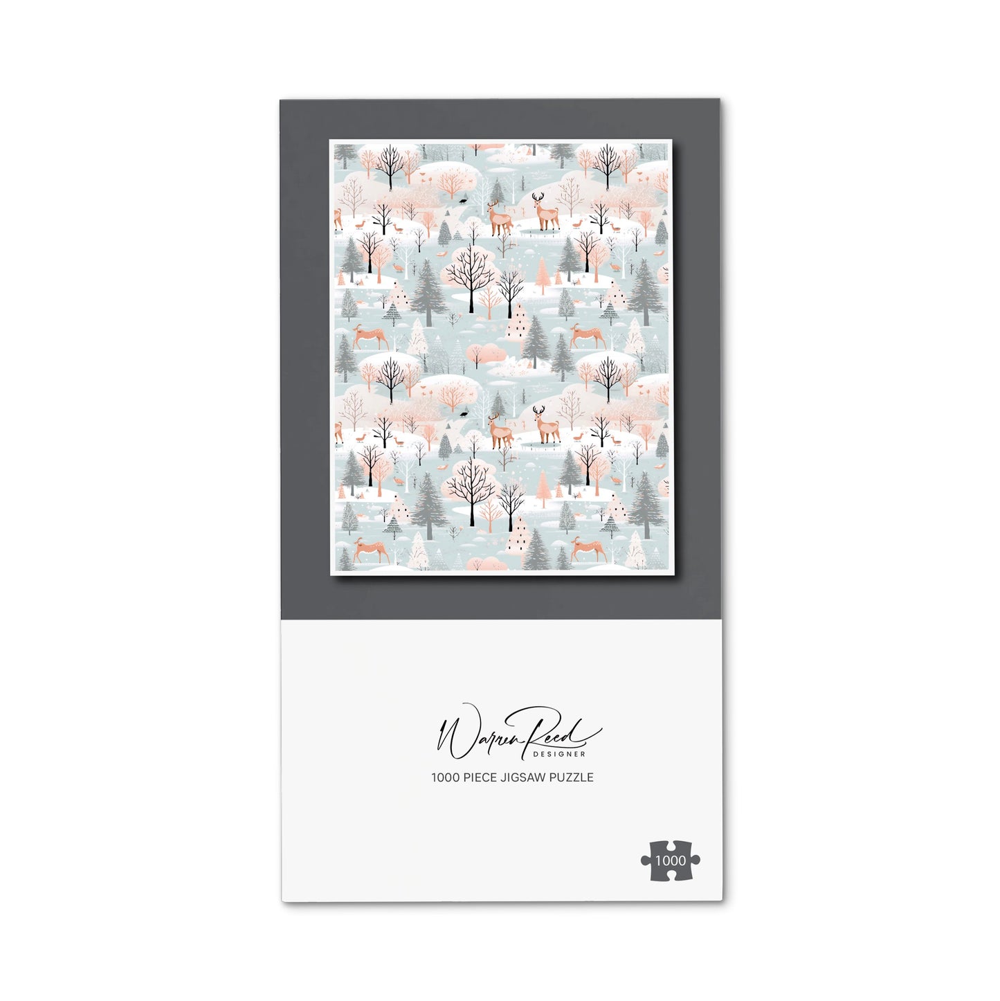 Whimsical Christmas Winter Wonderland Jigsaw Puzzle