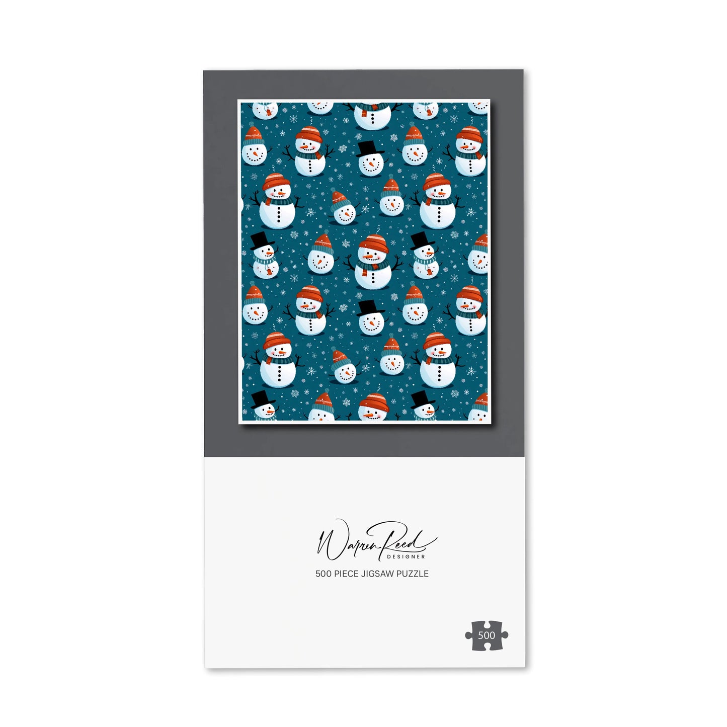 Jolly Christmas Snowmen Jigsaw Puzzle