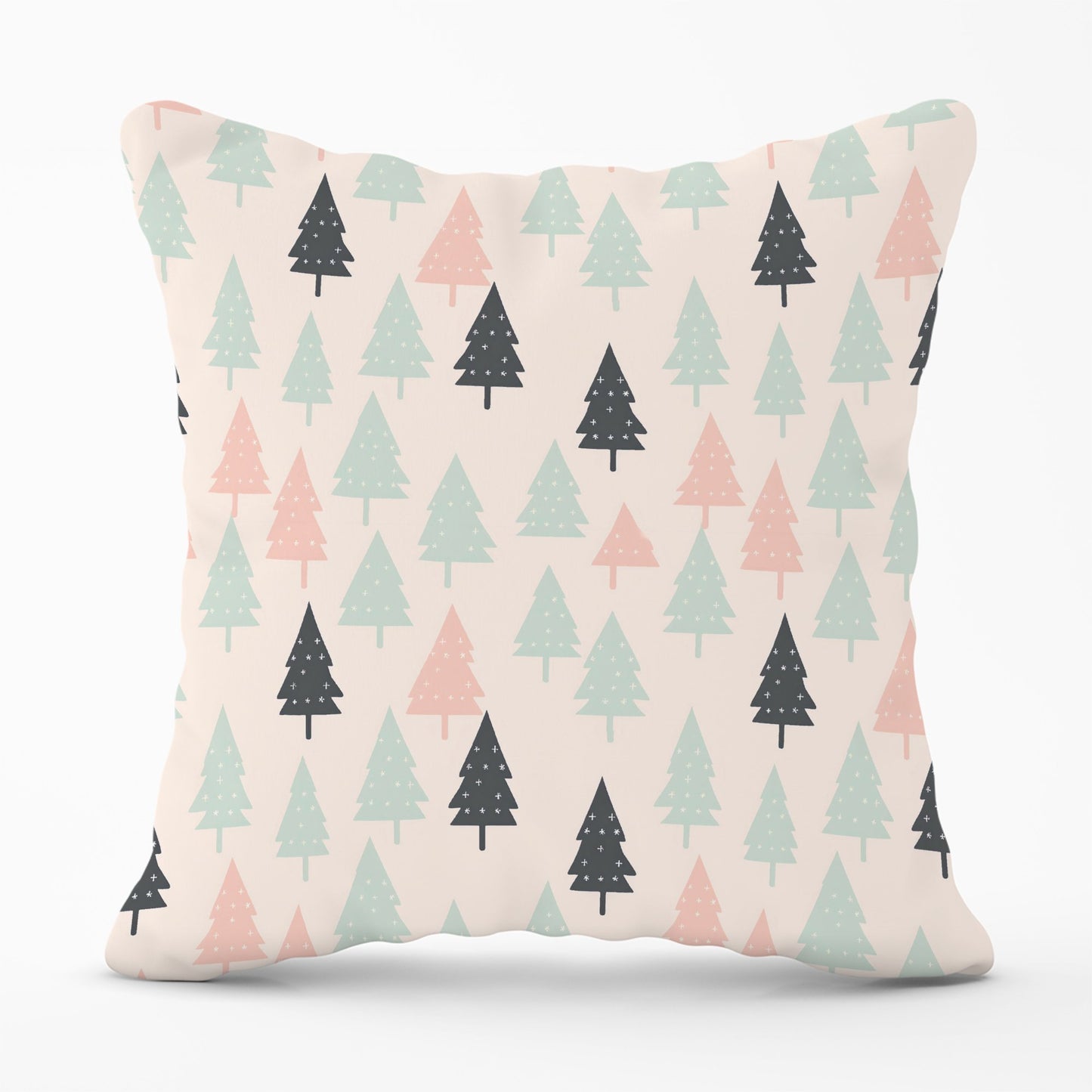 Christmas Tree Silhouette Pattern Cushions