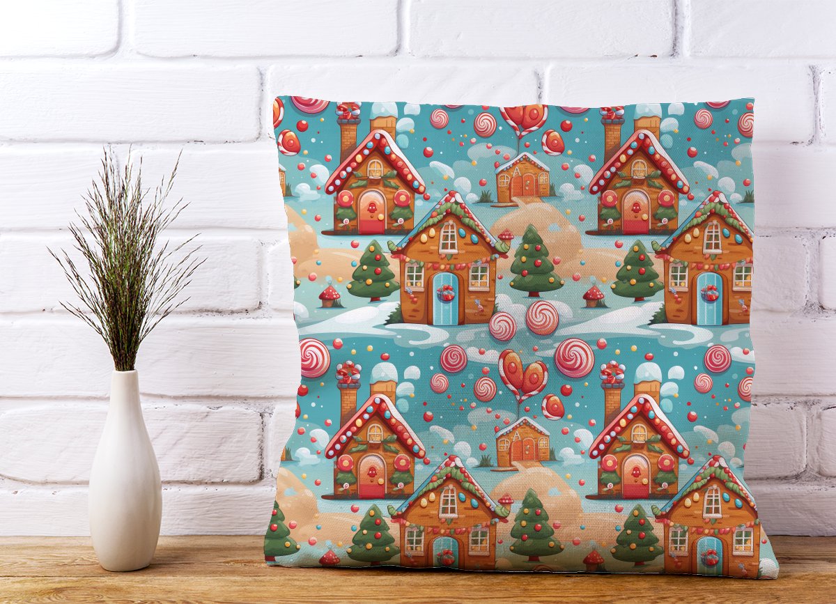 Christmas Gingerbread House Cushions