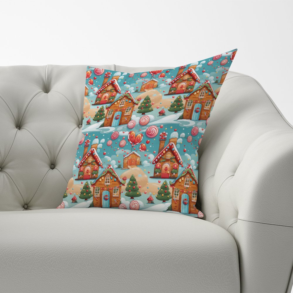 Christmas Gingerbread House Cushions