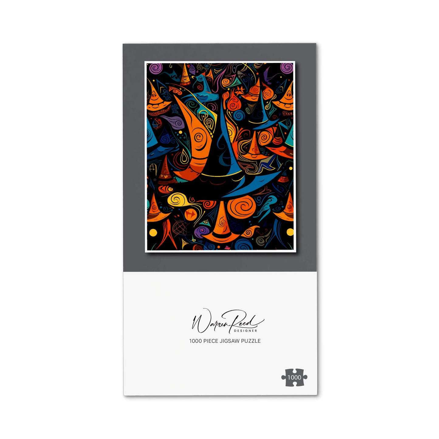 Imaginative Abstract Witches Hats Jigsaw Puzzle