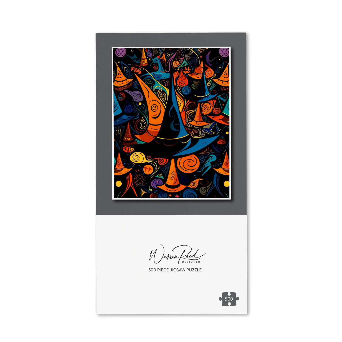Imaginative Abstract Witches Hats Jigsaw Puzzle