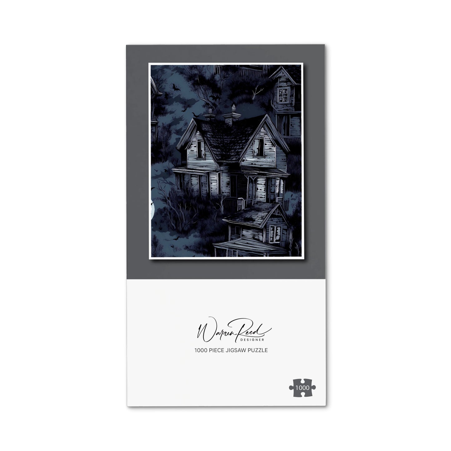 Spooky Shadowy Haunted House Jigsaw Puzzle