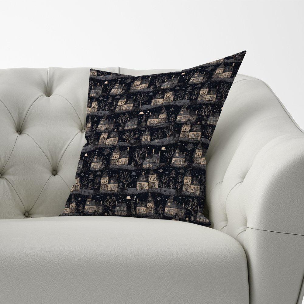 Spooky Haunted Houses Cushions
