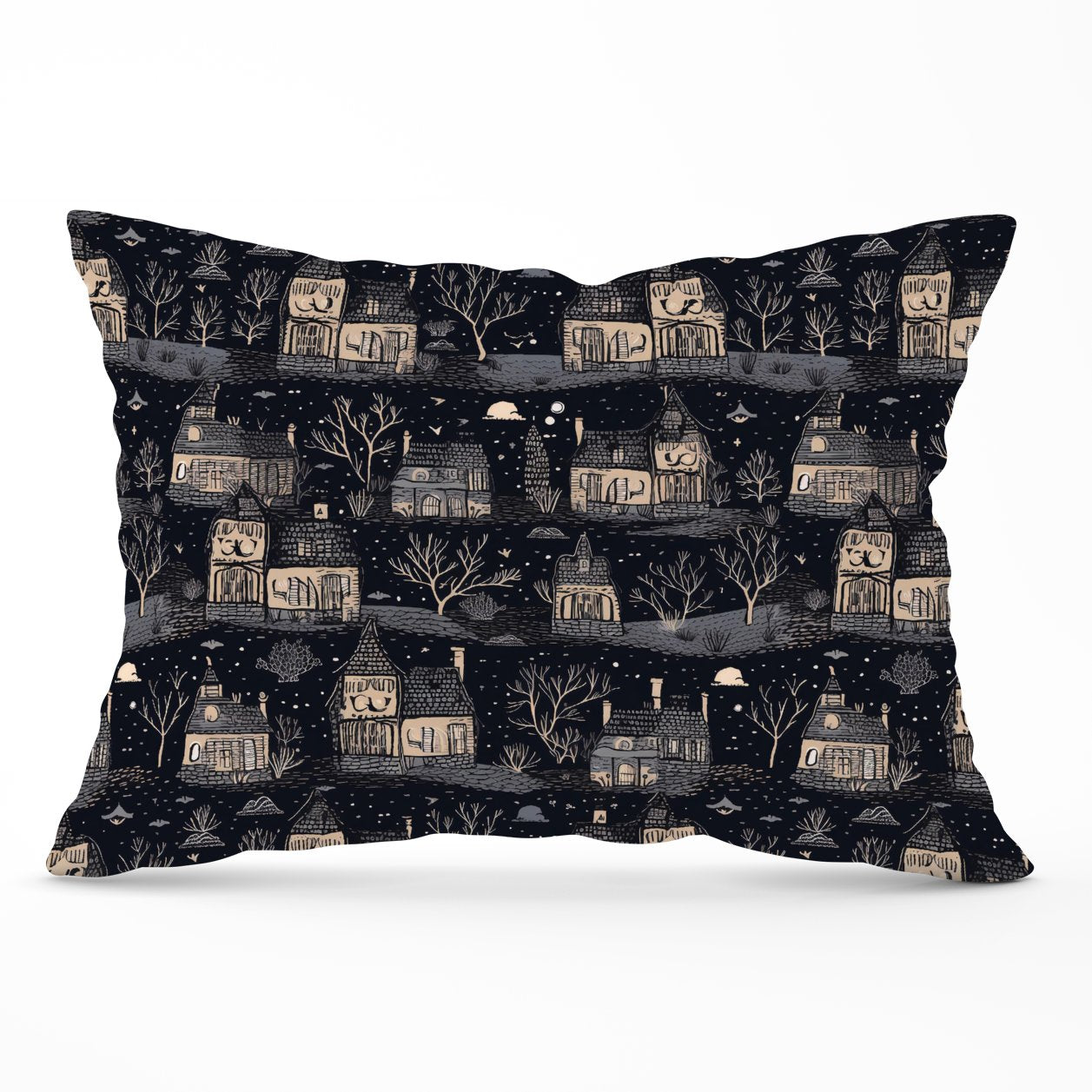 Spooky Haunted Houses Cushions
