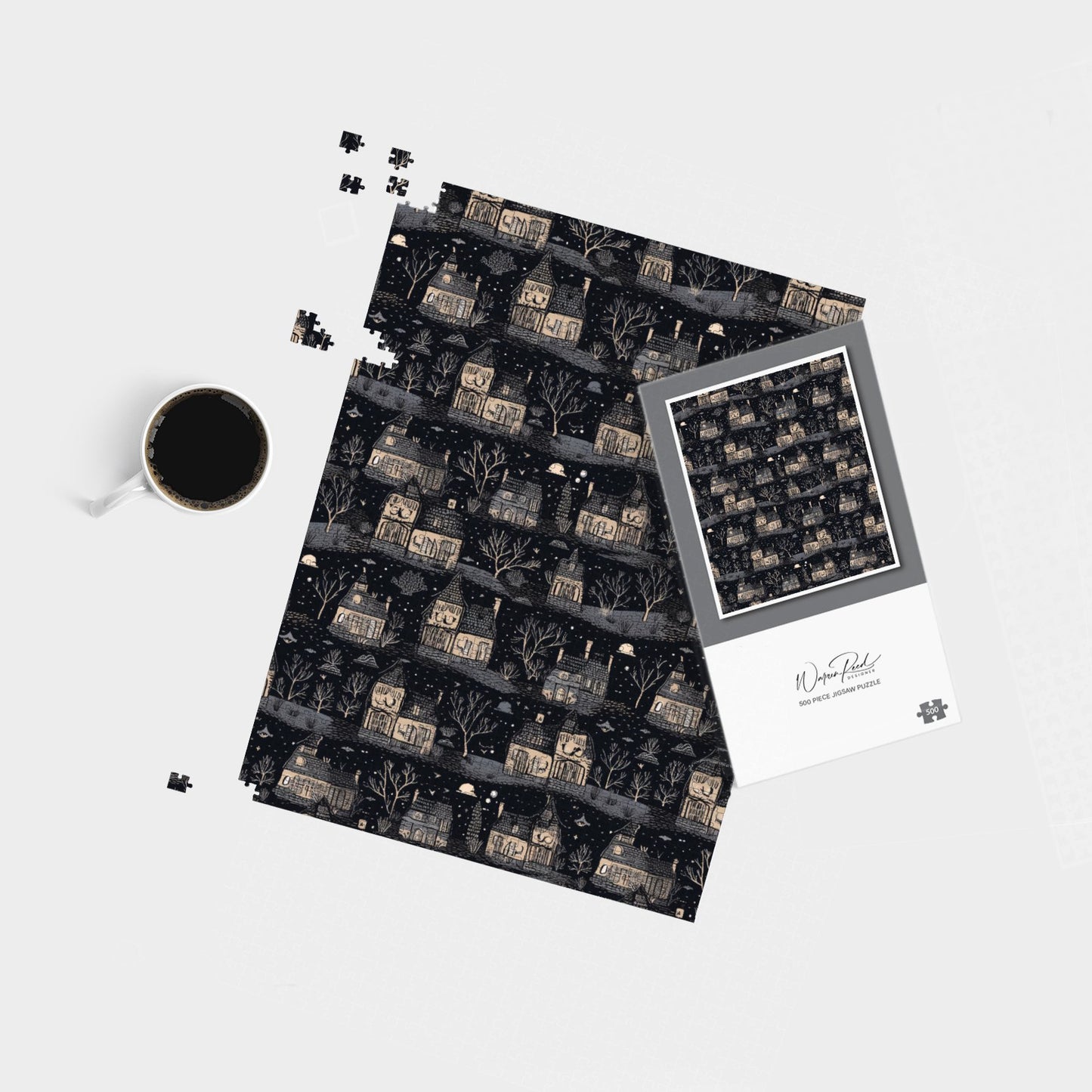 Spooky Haunted Houses Jigsaw Puzzle