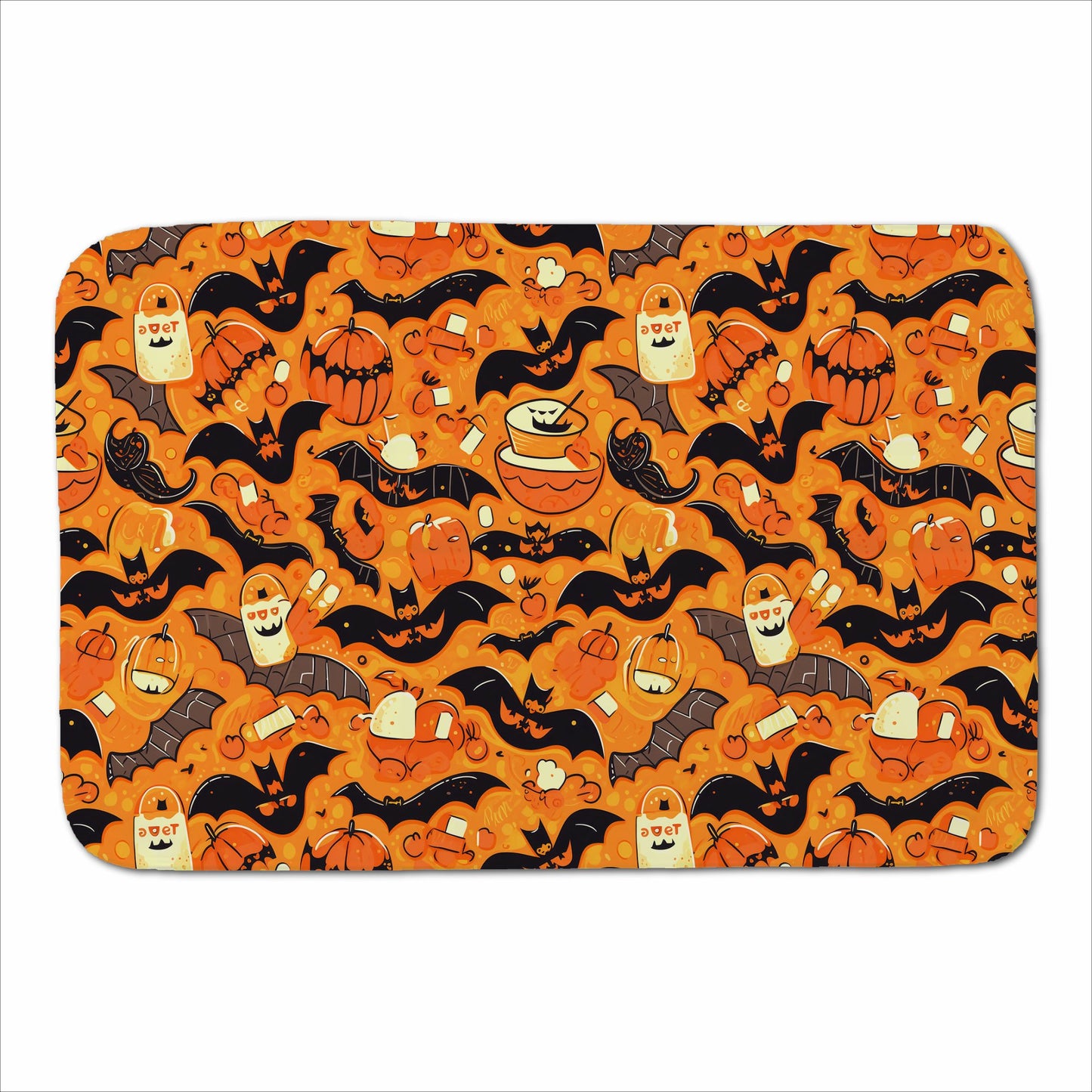 Candy-Filled Treat Bags And Bats Sherpa Blanket