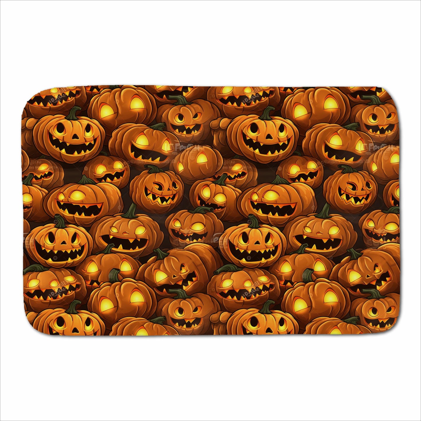 Grinning Lanterns Pumpkins Sherpa Blanket