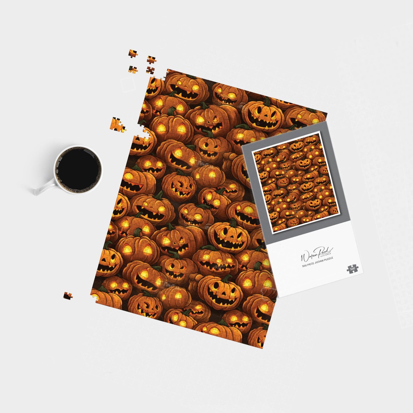Grinning Lanterns Pumpkins Jigsaw Puzzle