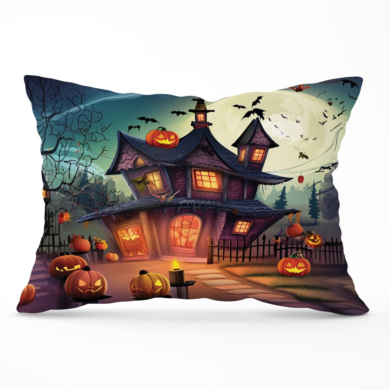 Spooky Halloween House Cushions