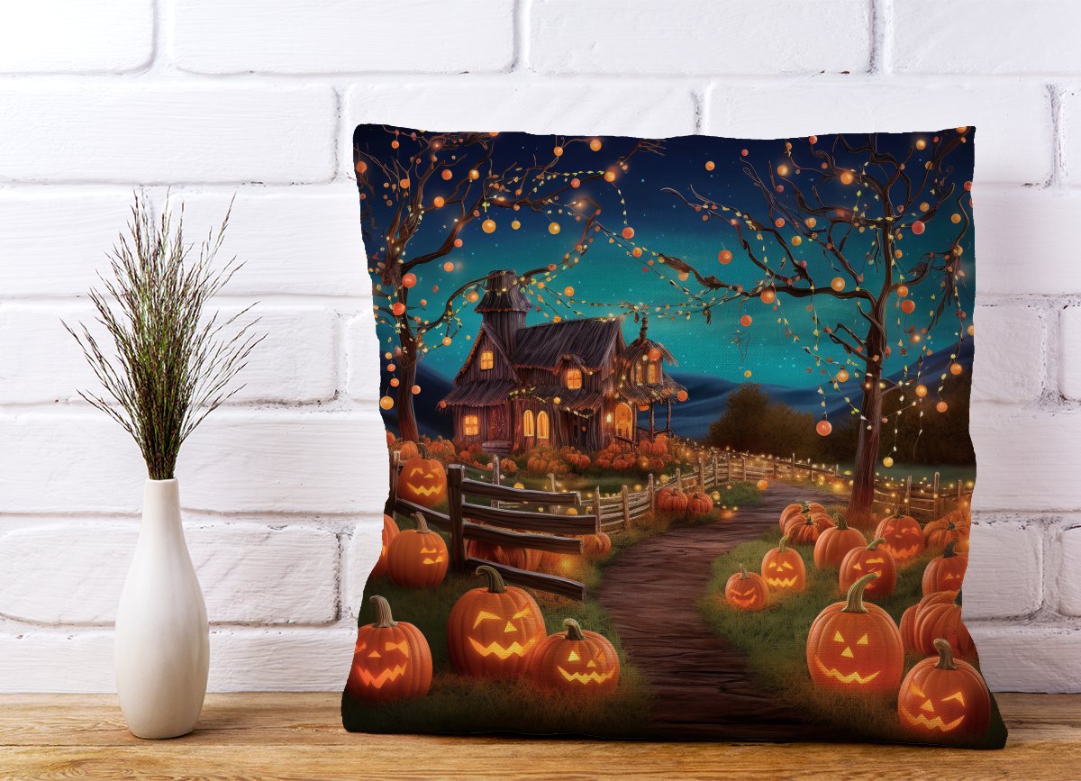 Enchanted Hallowen Pumpkin Patch Cushions