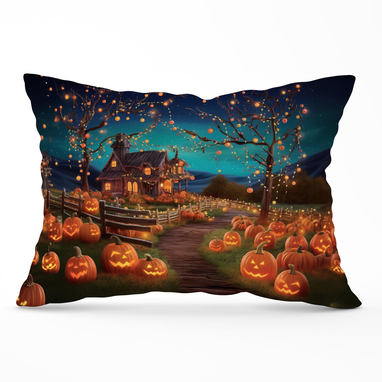 Enchanted Hallowen Pumpkin Patch Cushions
