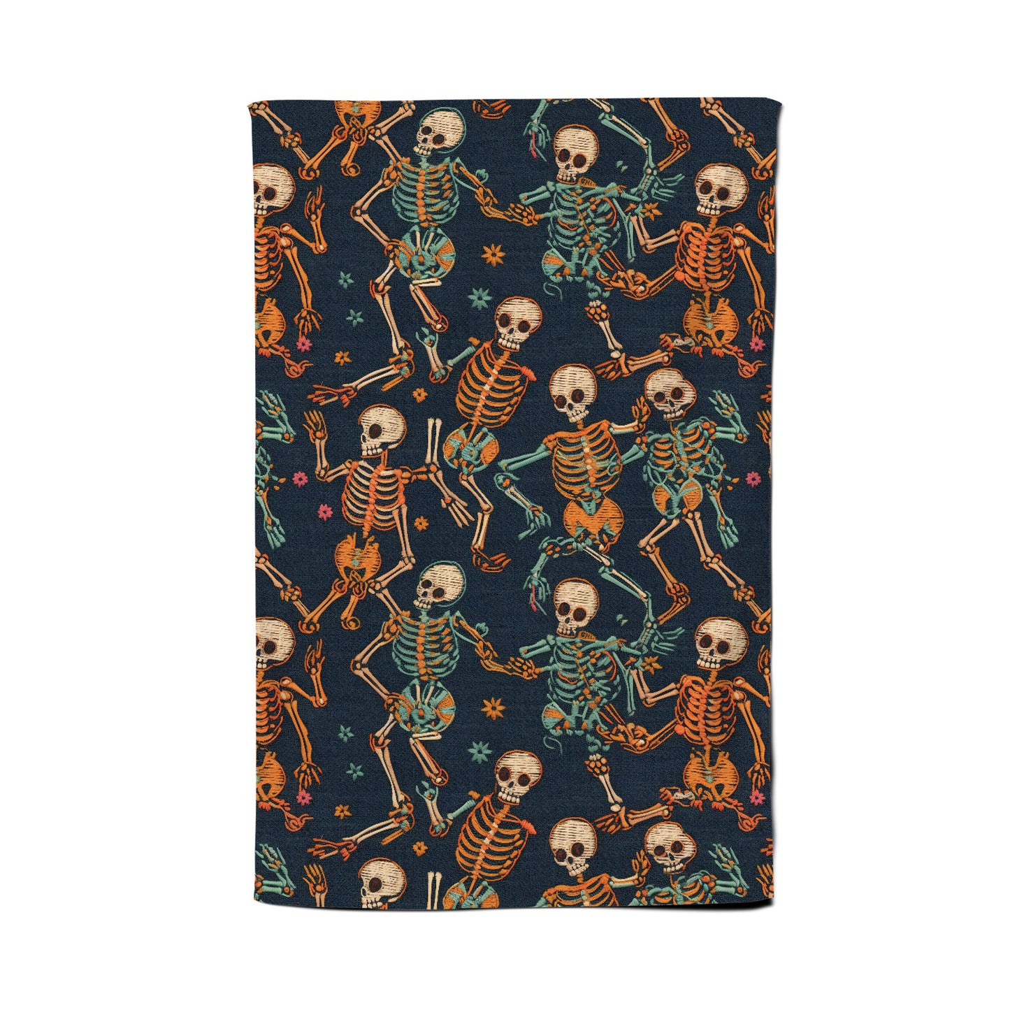 Dancing Skeletons Tea Towel