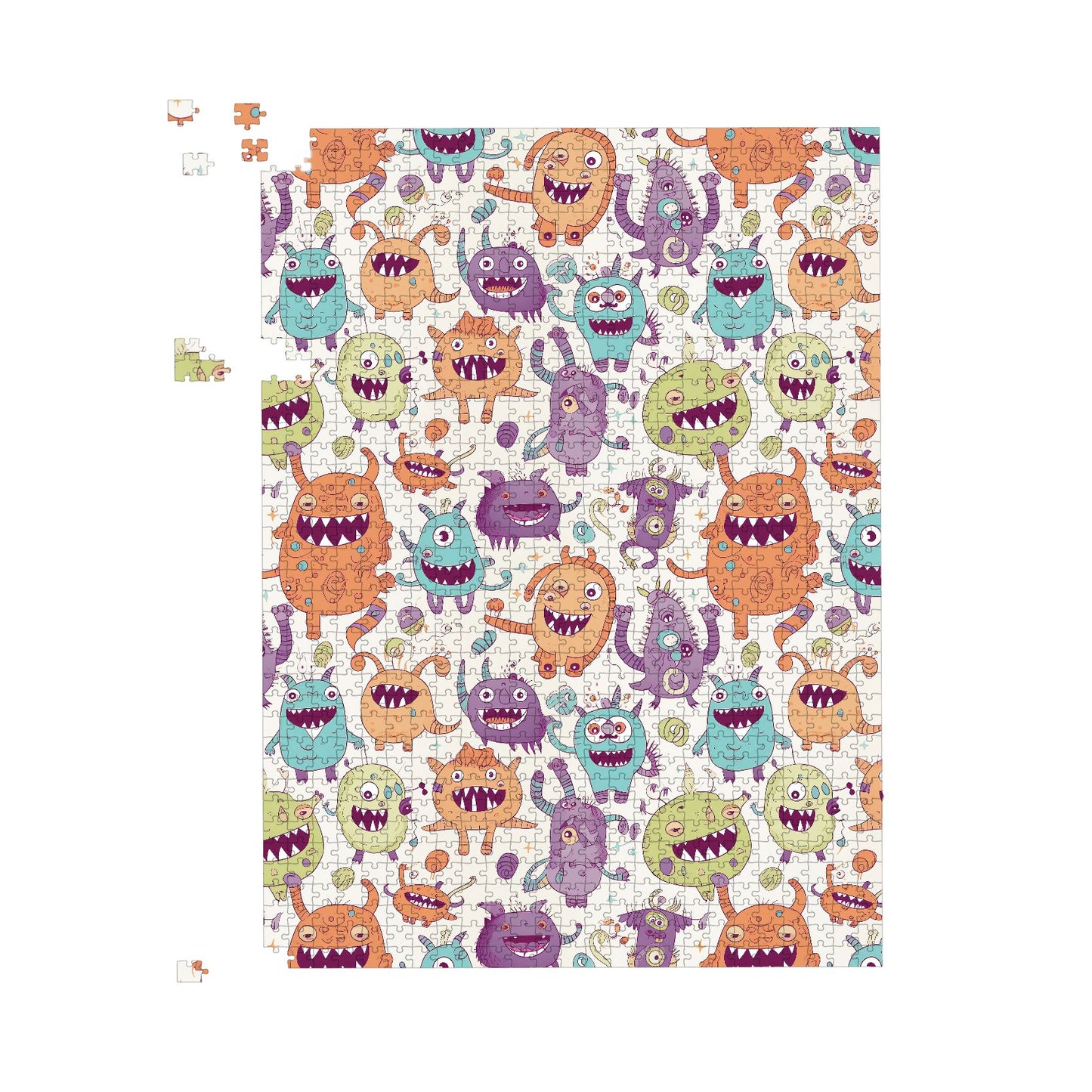 Playful Halloween Monsters Jigsaw Puzzle