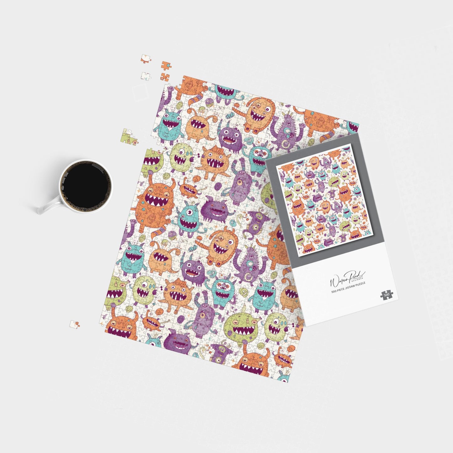 Playful Halloween Monsters Jigsaw Puzzle