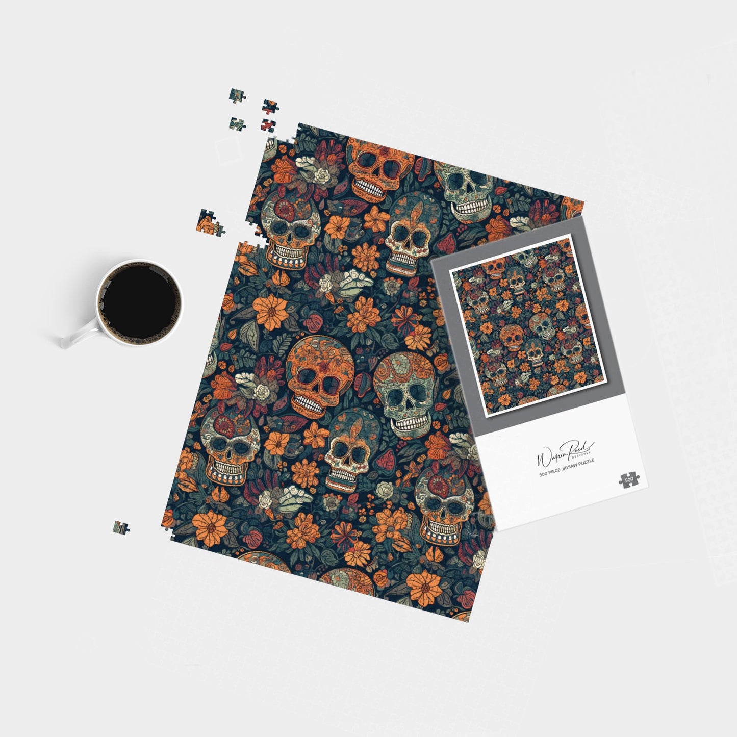 Dia De Los Muertos Skulls Jigsaw Puzzle