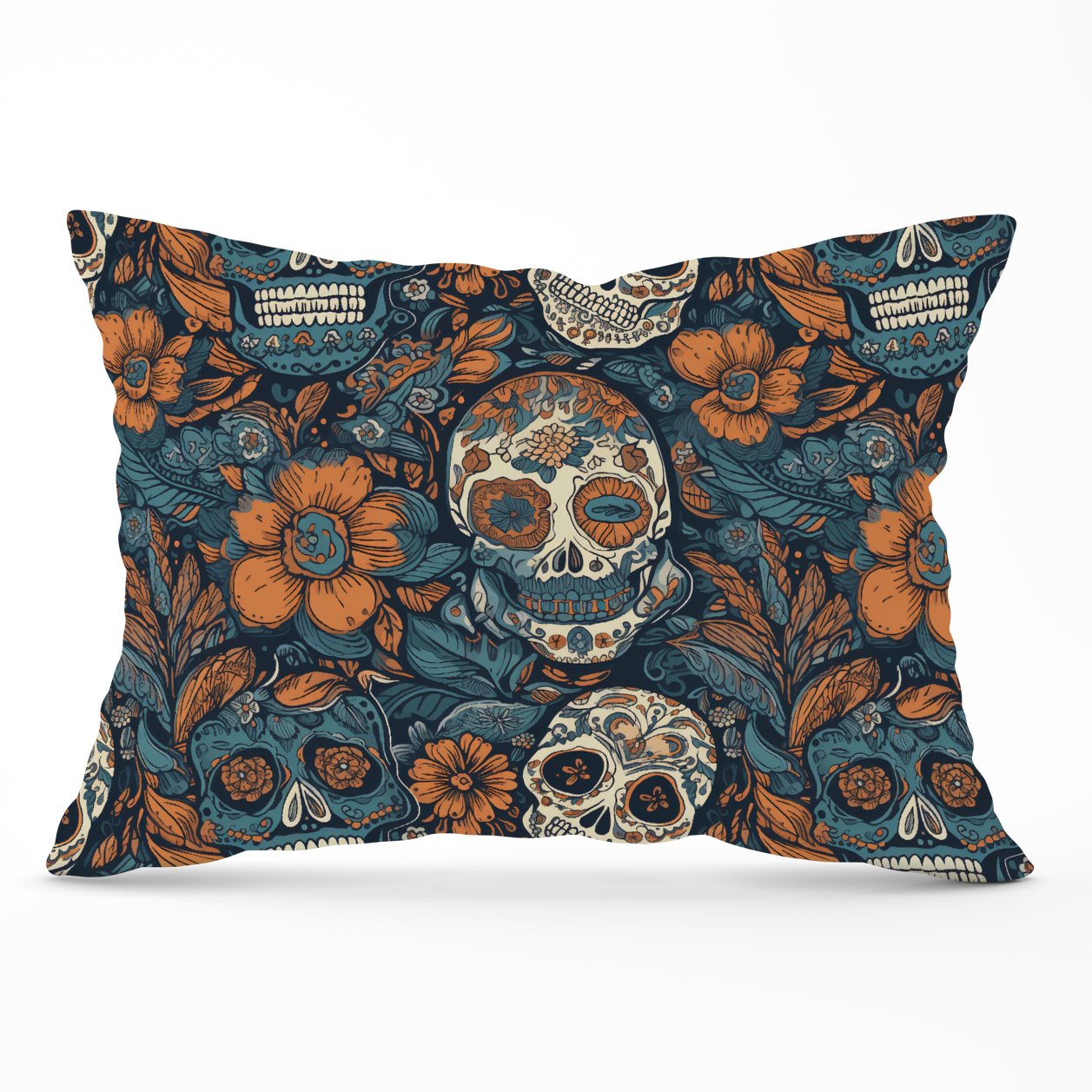 Dia De Los Muertos Skulls Pattern Cushions