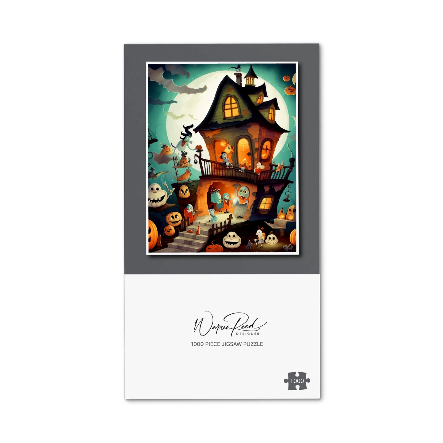 Illustrations A Whimsical Haunted House Jigsaw Puzzle