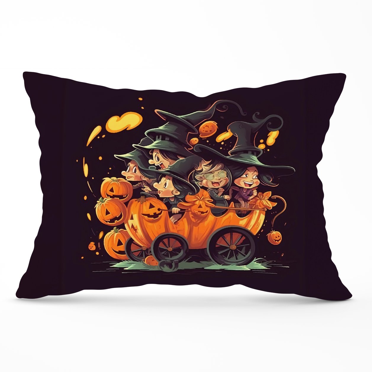 A Magical Pumpkin Carriage Cushions