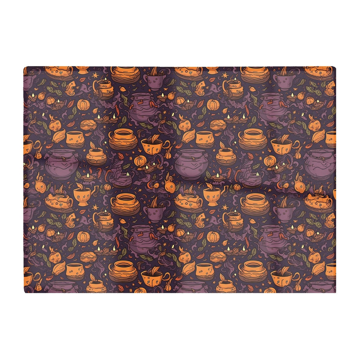 Wicked Witches Bubbling Cauldrons Glass Chopping Board