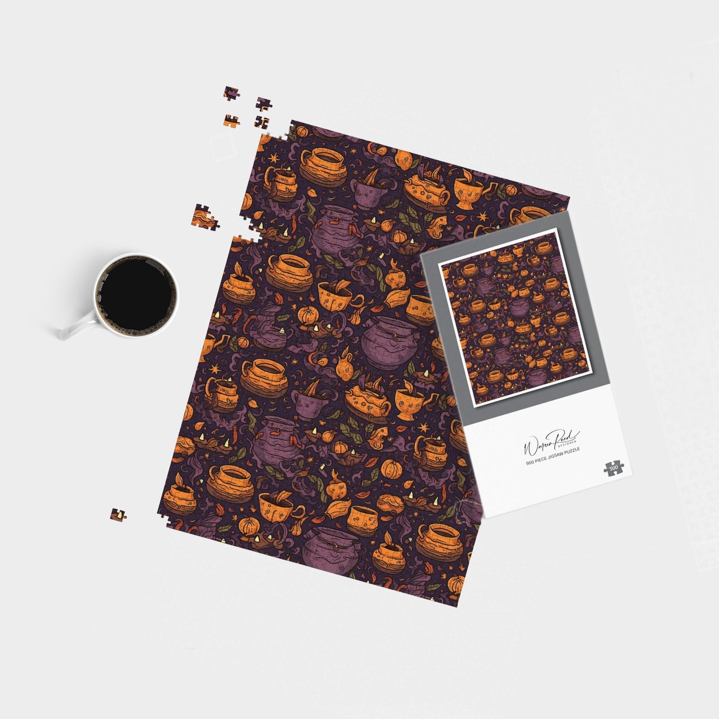 Wicked Witches Bubbling Cauldrons Jigsaw Puzzle