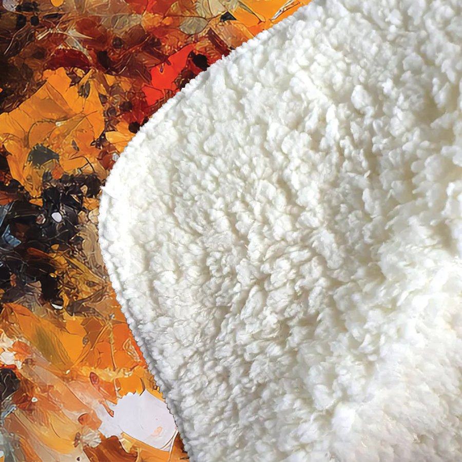 A Vibrant Abstract Painting Sherpa Blanket