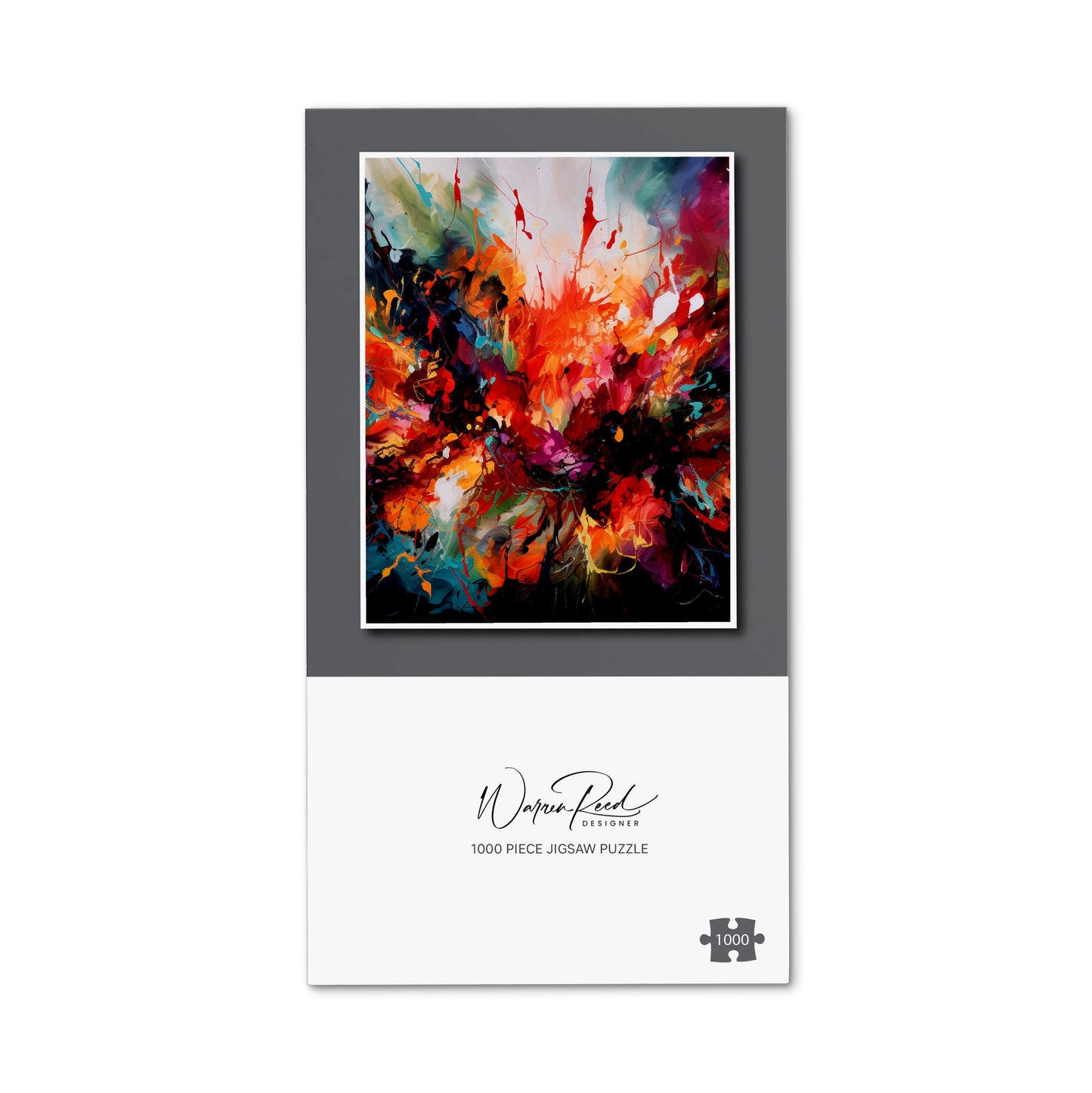 A Vibrant Abstract Painting Of Halloween Jigsaw Puzzle