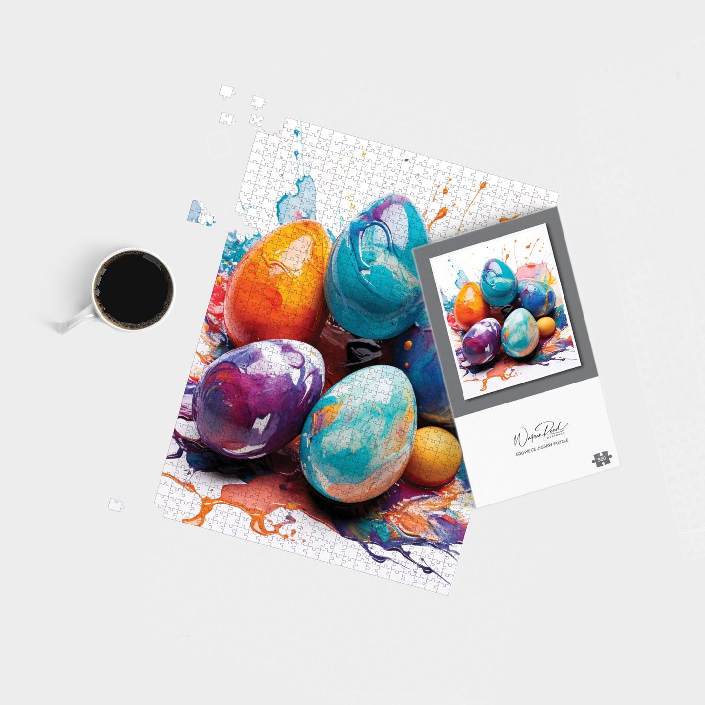 Watercolor Easter eggs Jigsaw Puzzle