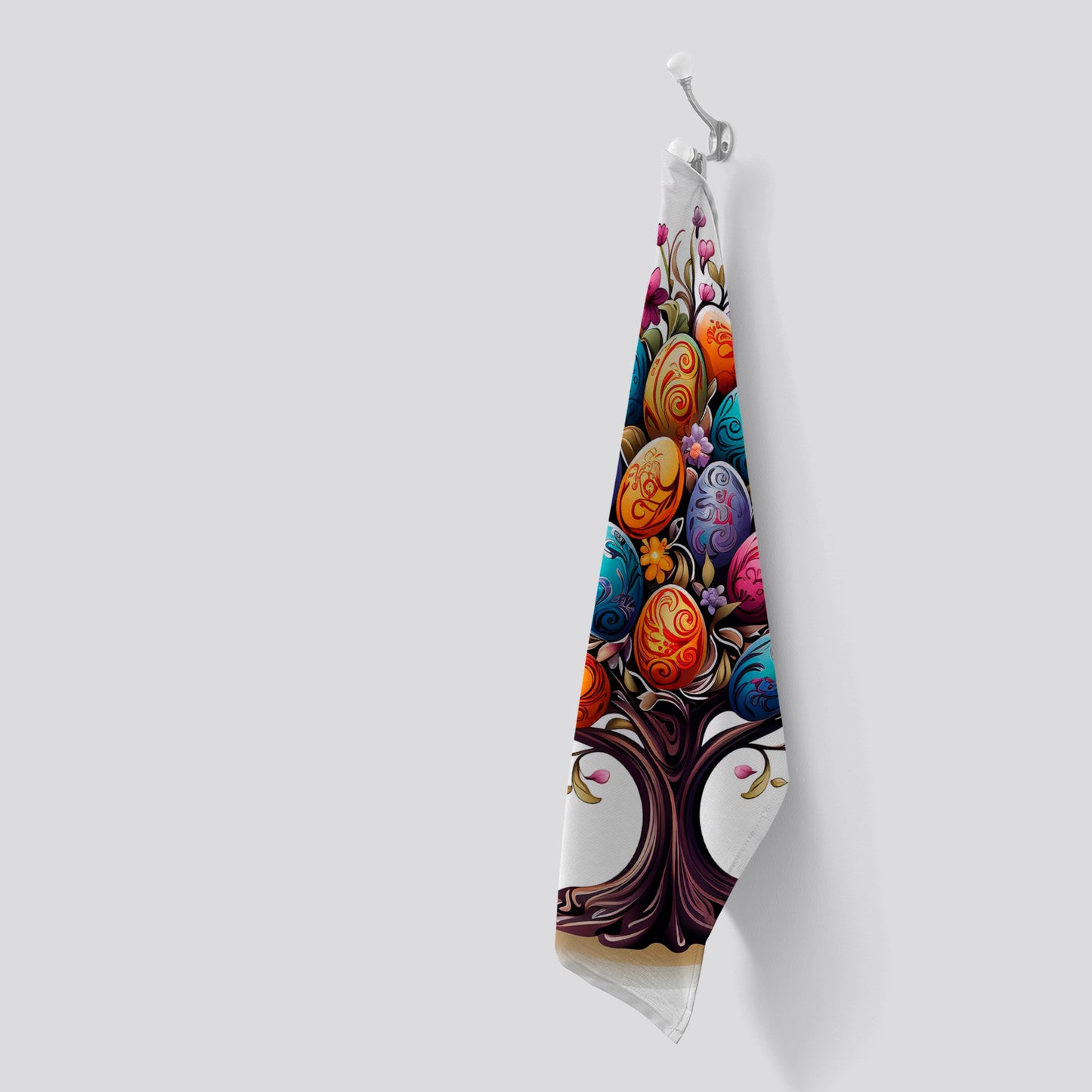 A Magical Easter Egg Tree Tea Towel