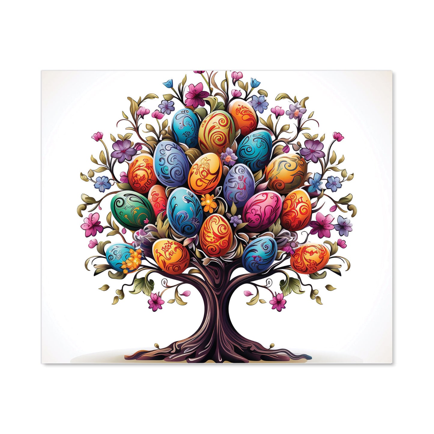 A Magical Easter Egg Tree Kitchen Splashback