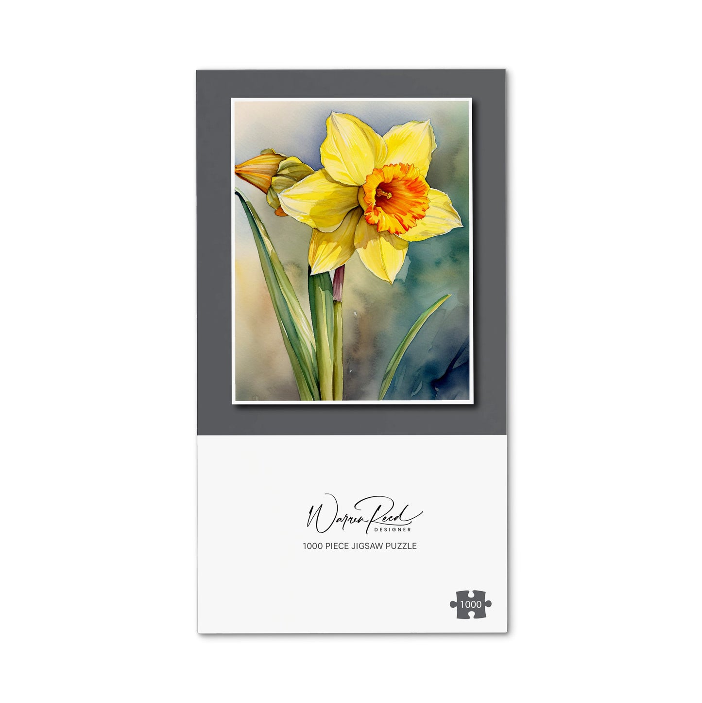 Daffodil Watercolour Jigsaw Puzzle
