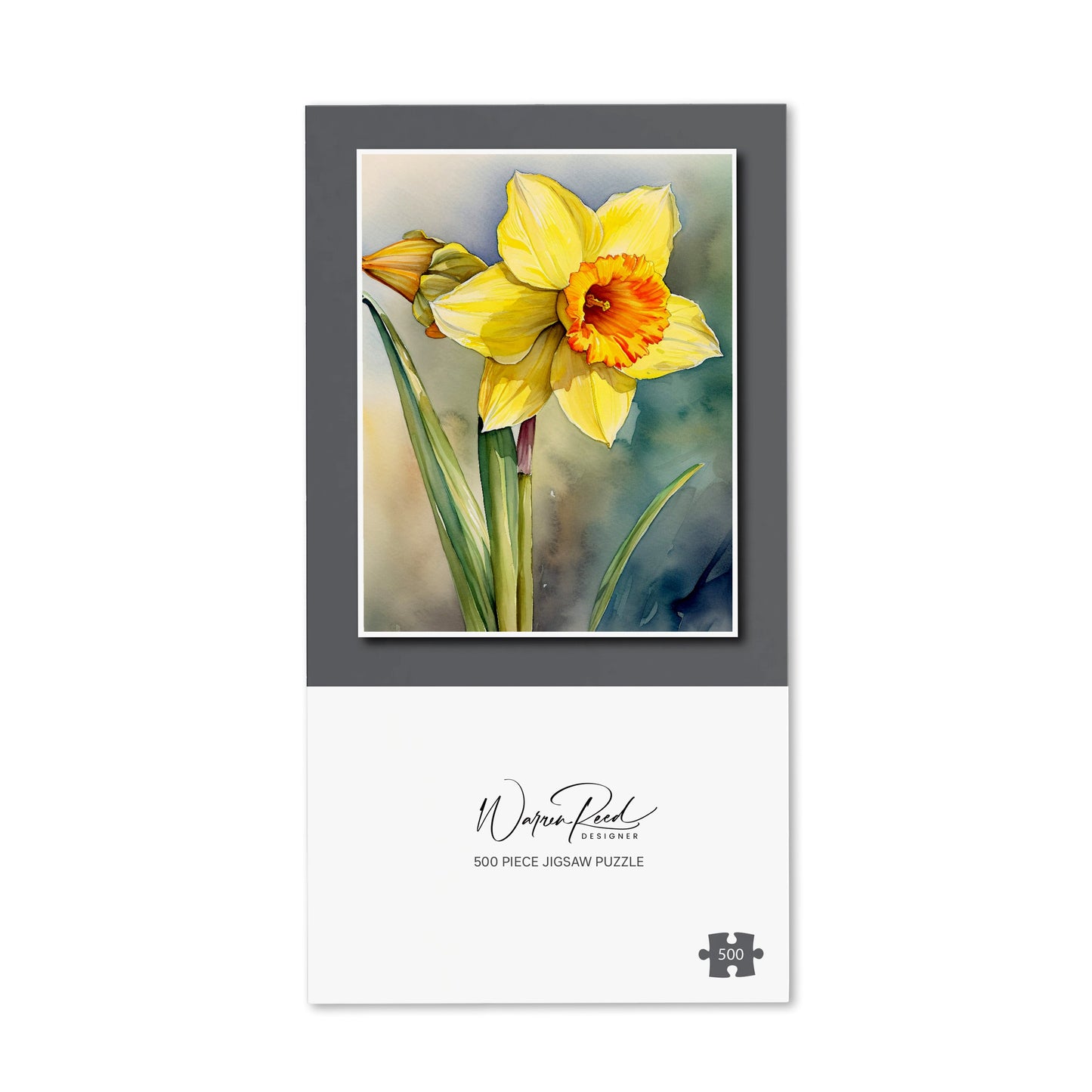 Daffodil Watercolour Jigsaw Puzzle
