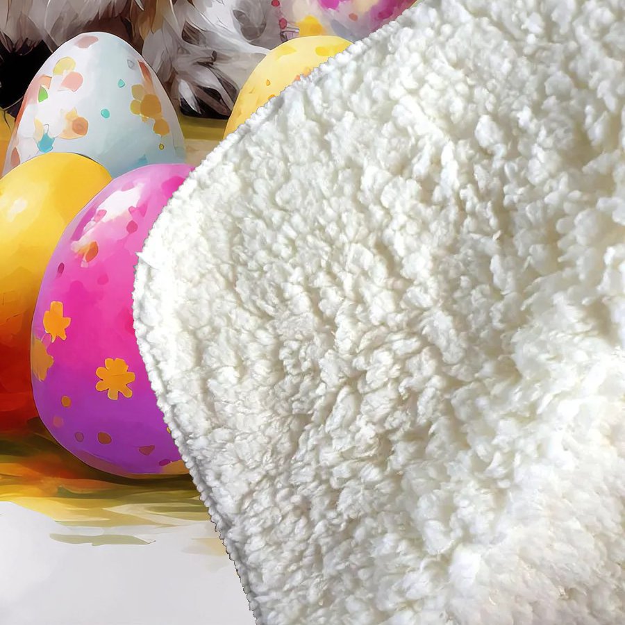 Splashart Easter Bunny And Eggs Sherpa Blanket