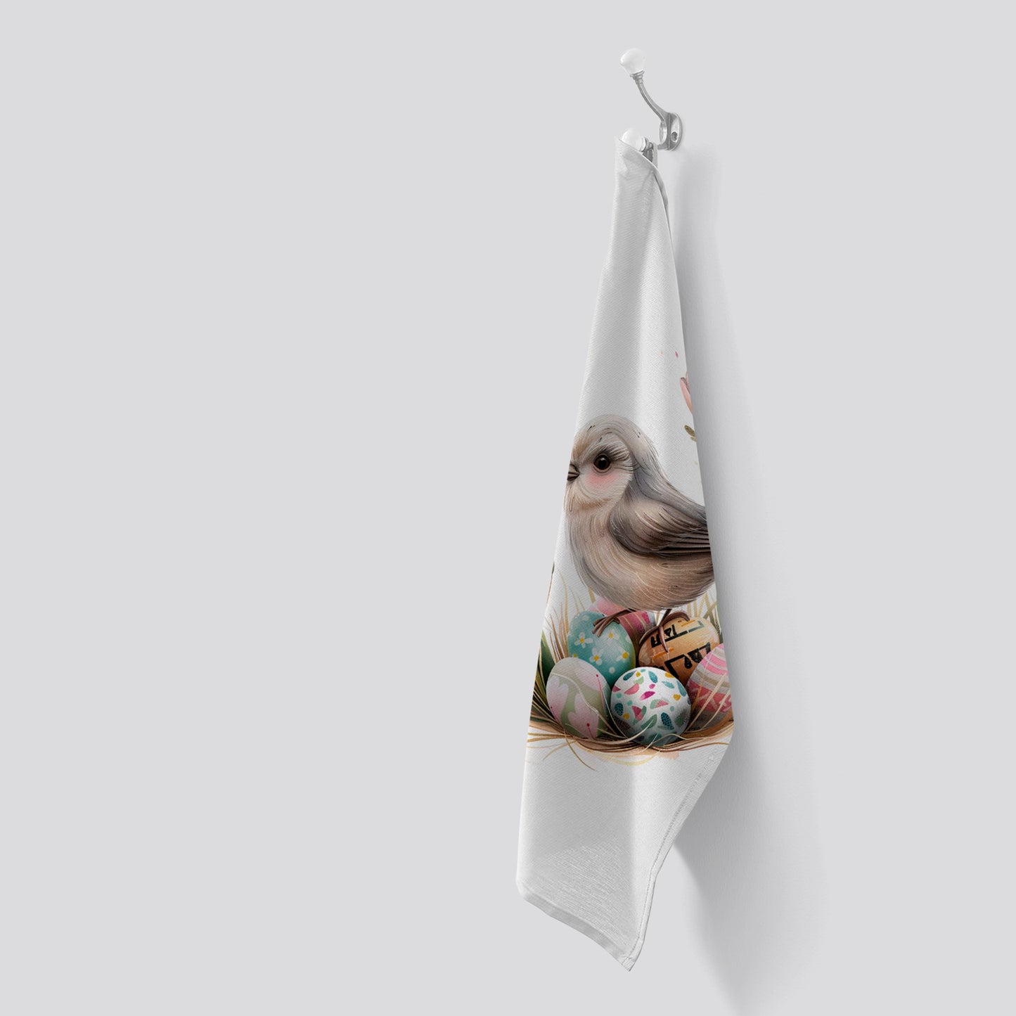 Sweet Easter Cuckoo Tea Towel