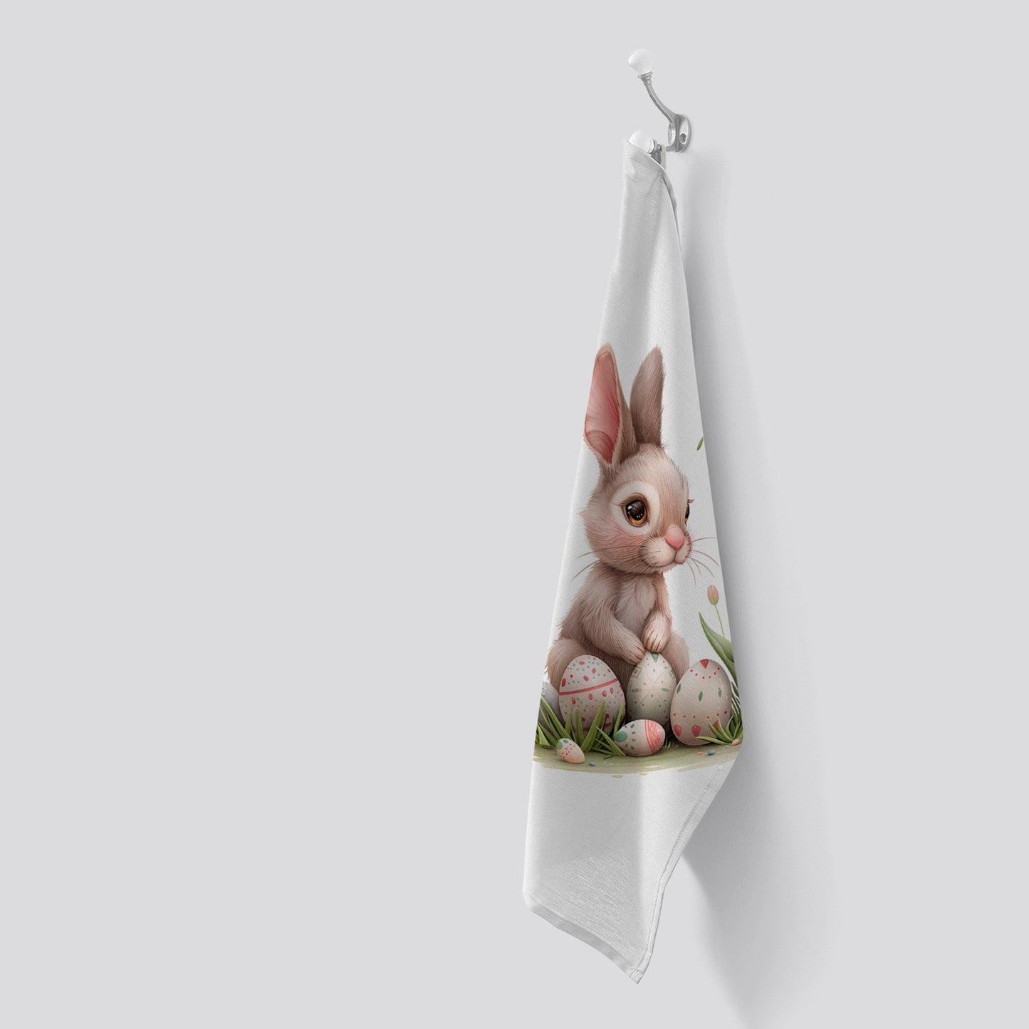 Sweet Easter Bunny Tea Towel
